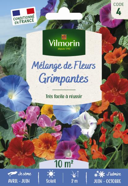 Mélanges de fleurs - Fleurs Grimpantes - 10 m² - Mélange de fleurs - face recto
